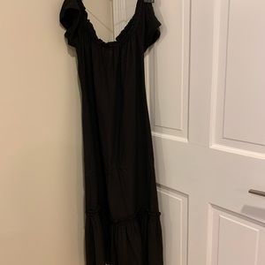 Black casual dress